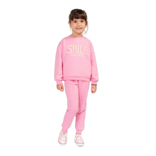 Mini Podium Hello Kitty Long Sleeve Cotton Top and Bottom Girl's Double Tights Set