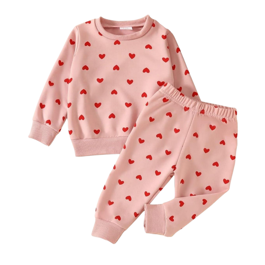 Winter Little Hearts Outfit For Girls / Boy